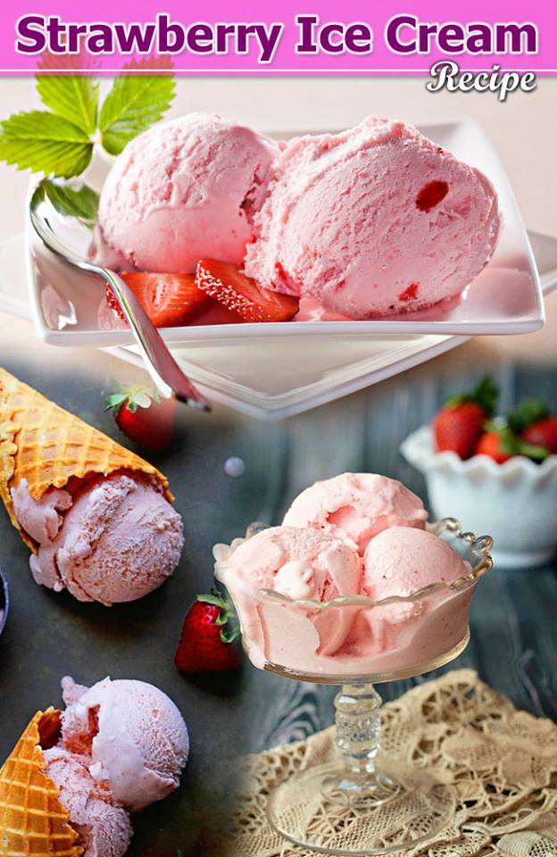 Easy Strawberry Ice Cream Bar
