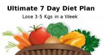 7 Days Diet Plan - Loss Weight Program