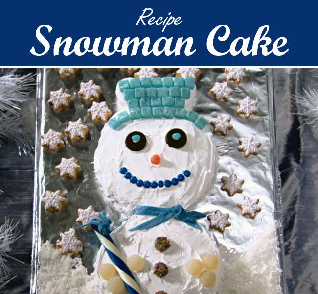 Snowman Cake Recipe