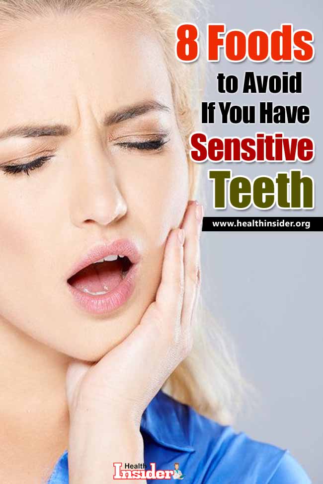 Find out what could be causing your sensitive teeth -- and how to treat it. #sensitiveteeth #foodstoavoid