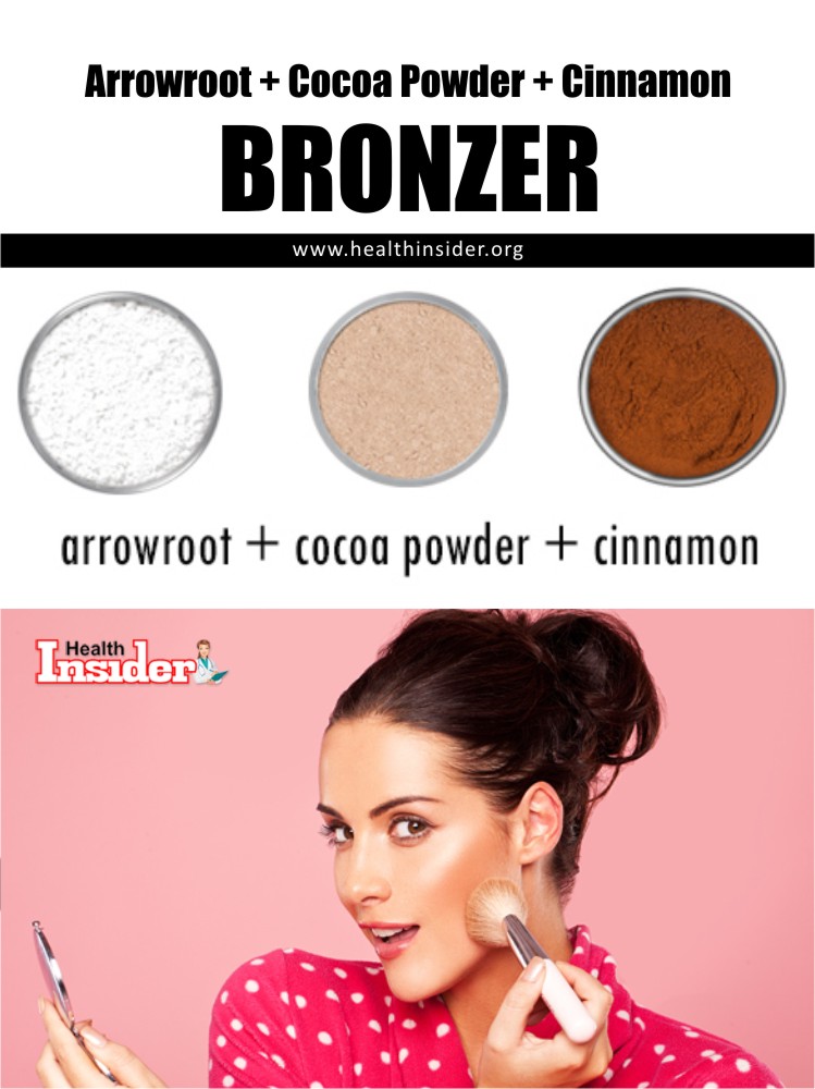 Arrowroot Powder, Cocoa Powder and Cinnamon Bronzer