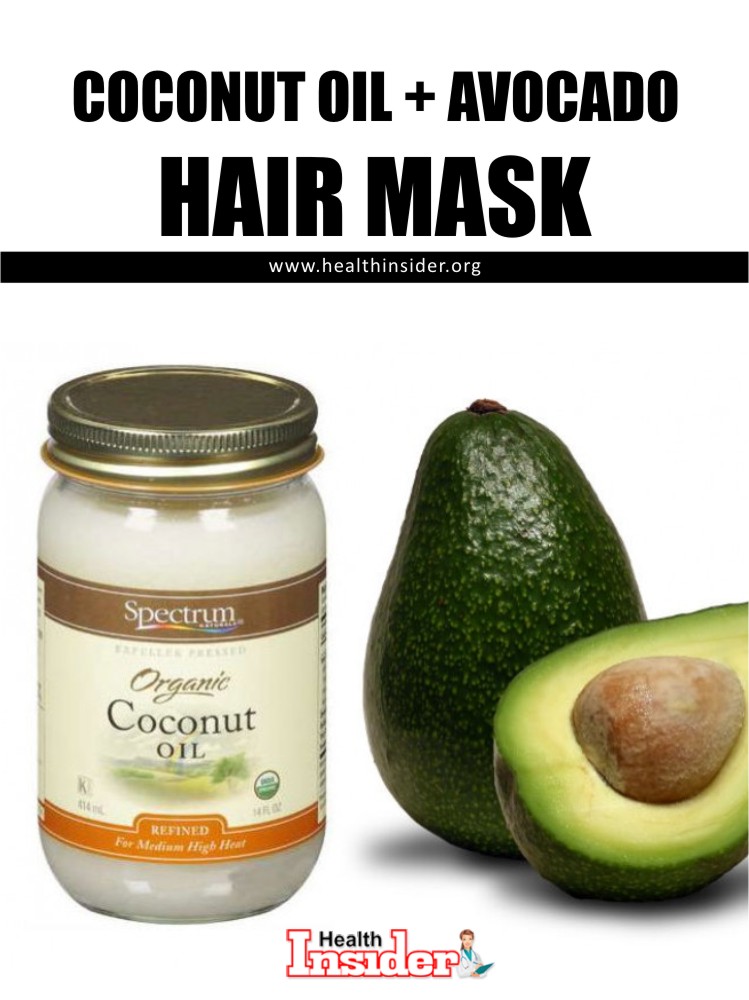 Coconut Oil and Avocado Hair Mask